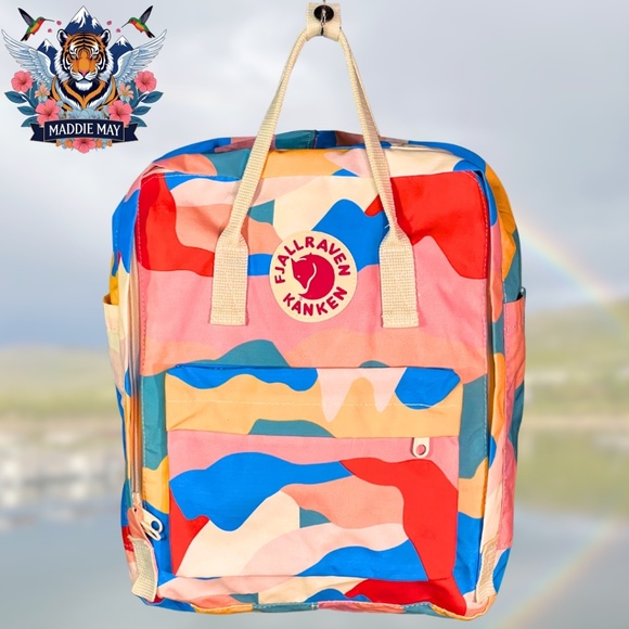 🌟Fjällräven: Kånken "Spring Landscape" Art Special Edition Backpack (NWOT)🌟 - Picture 1 of 11